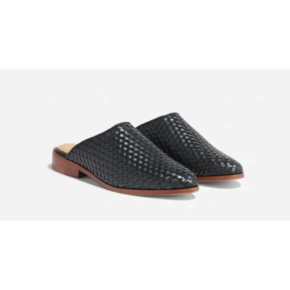 NISOLO WOMEN'S ALL DAY WOVEN‎ MULE BLACK NEW! $180 - Picture 3 of 6